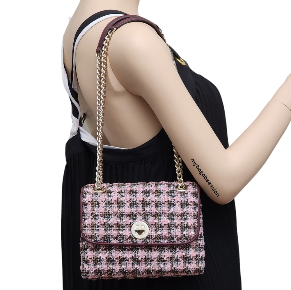 Kate Spade Natalia Tweed Small Crossbody - Picture 8 of 9